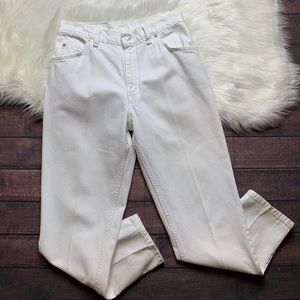 Vintage Levi’s Orange Tab White Mom Jeans 12951